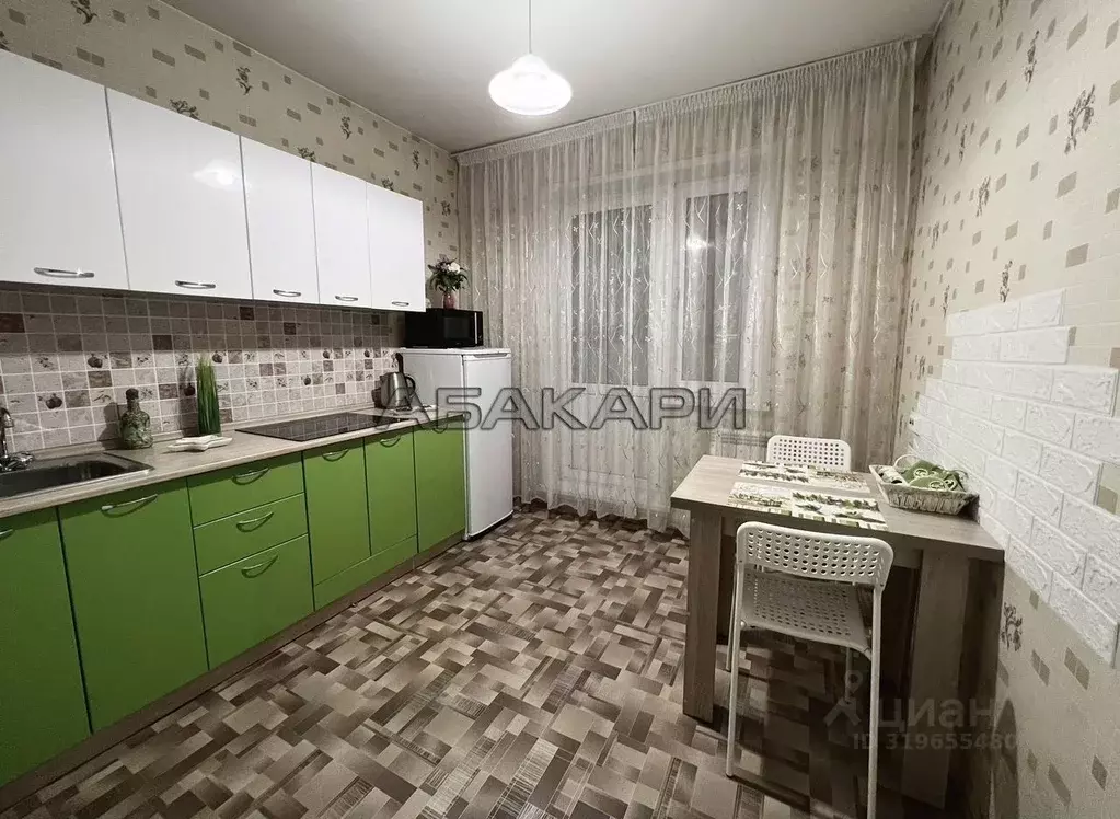 1-к кв. Красноярский край, Красноярск Линейная ул., 107 (38.0 м) - Фото 0