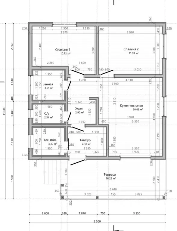 Коттедж в Ленинградская область, Ломоносовский район, Пениковское ... - Фото 2