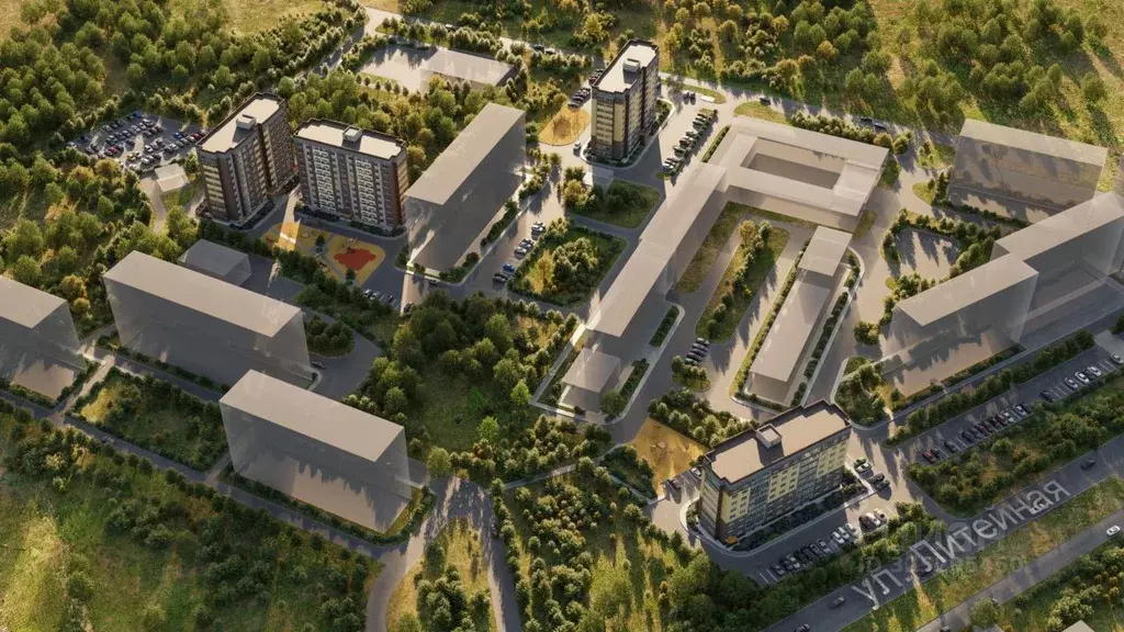 1-к кв. Брянская область, Брянск Д-4 жилой комплекс (40.38 м) - Фото 2