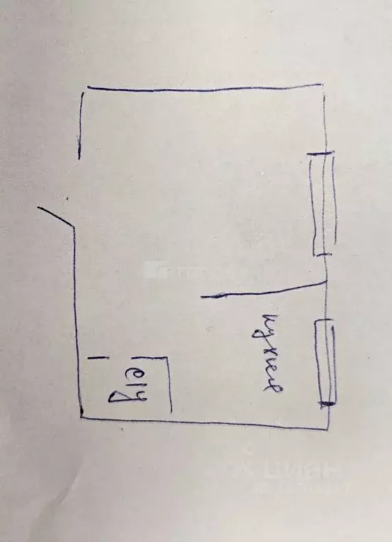 Студия Кемеровская область, Новокузнецк ул. Покрышкина, 24 (23.5 м) - Фото 2