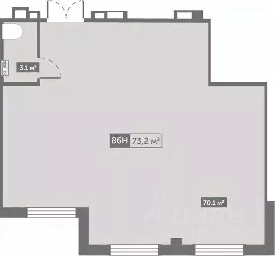 Помещение свободного назначения в Санкт-Петербург Фермское ш., 12А (73 ... - Фото 2