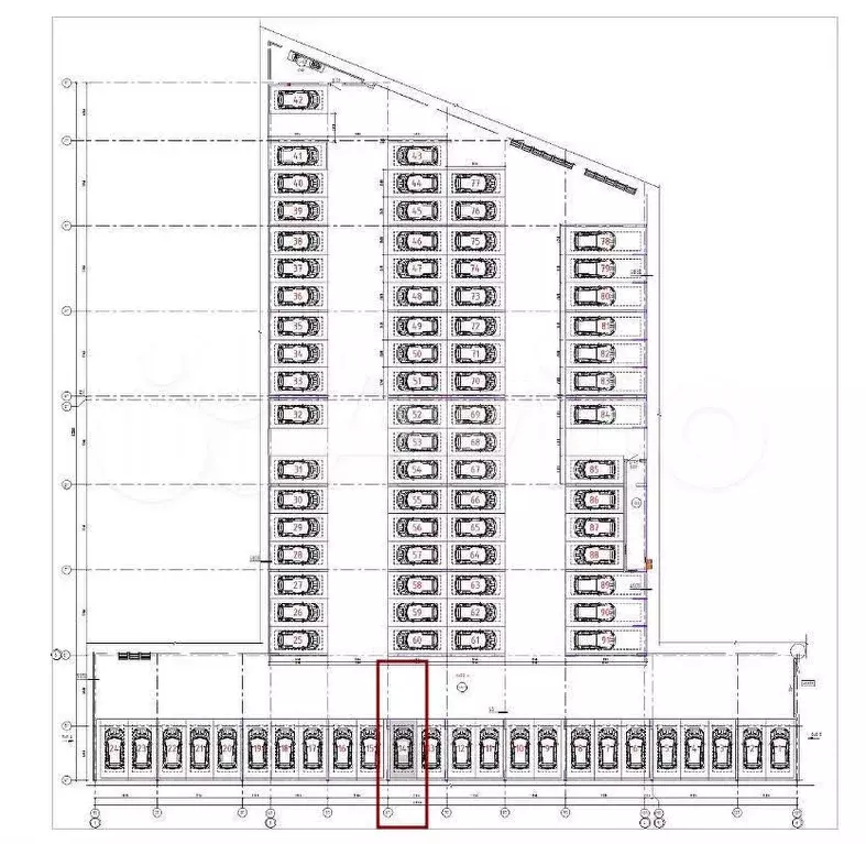 Машиноместо, 13 м - Фото 1
