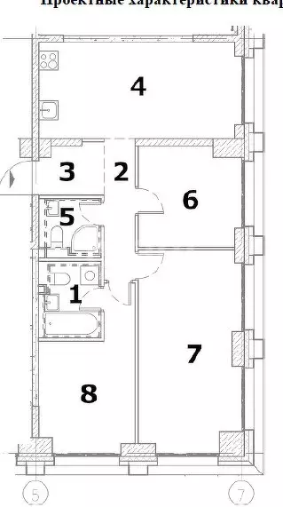 3-комнатная квартира: Москва, набережная Марка Шагала, 15к1 (79.6 м) - Фото 0