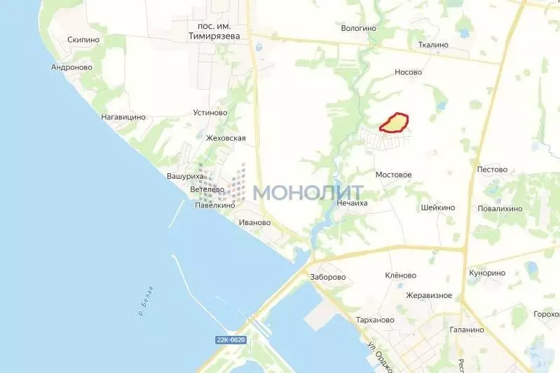 Участок в Нижегородская область, Городецкий муниципальный округ, д. ... - Фото 1