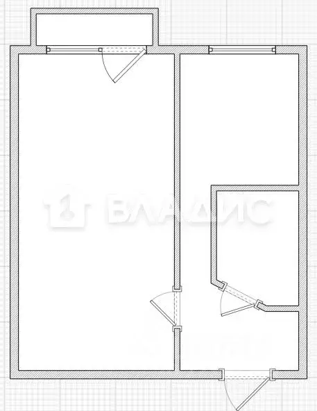 1-к кв. Пензенская область, Пенза ул. Ворошилова, 1 (28.8 м) - Фото 2