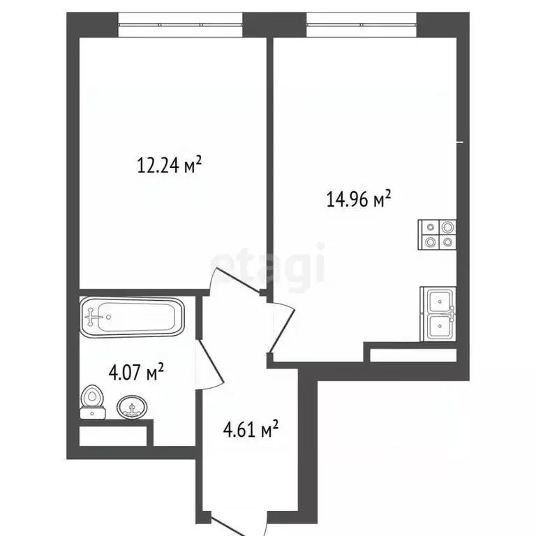 1-к кв. Москва Ярославское ш., 51 (36.0 м) - Фото 2