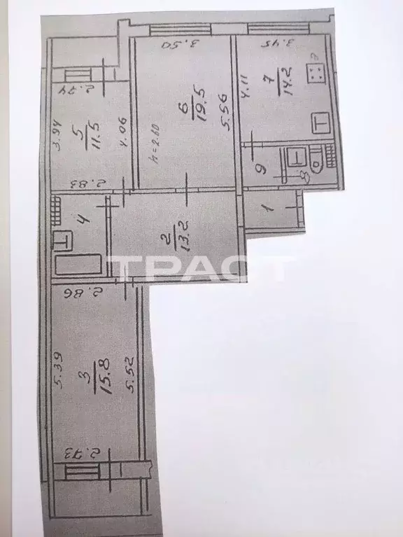 3-к кв. Воронежская область, Воронеж ул. Шишкова, 95 (88.0 м) - Фото 0