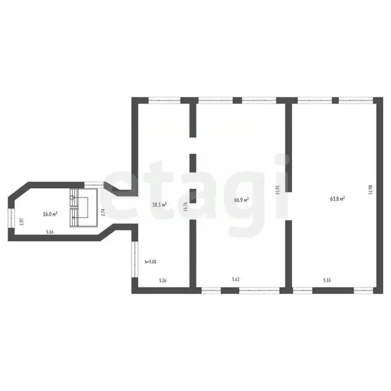 Помещение свободного назначения в Хабаровский край, Амурск просп. ... - Фото 2