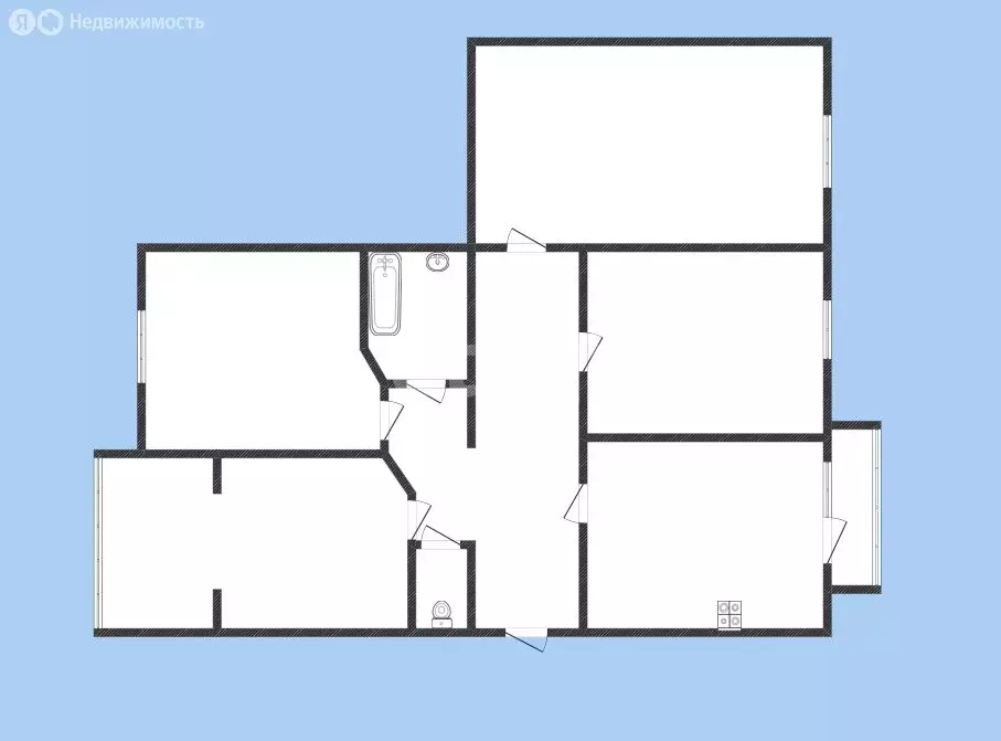 4-комнатная квартира: Черкесск, Советская улица, 162 (99 м) - Фото 1