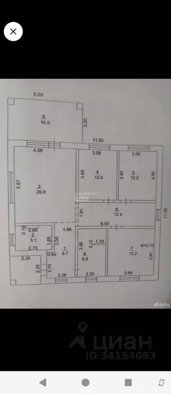 Дом в Башкортостан, Уфа городской округ, с. Нагаево пер. Интересный, ... - Фото 2