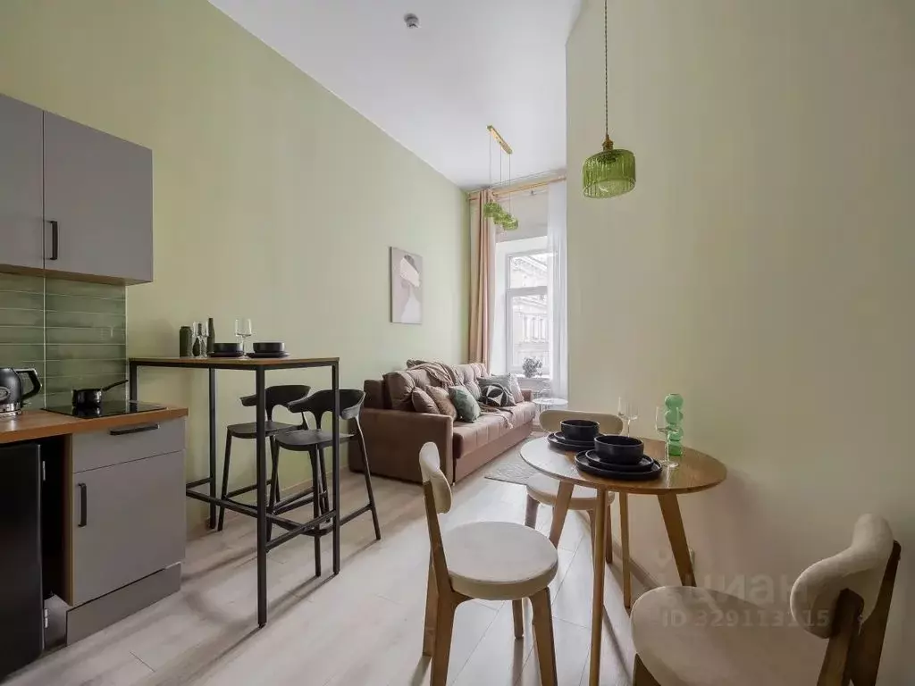 Студия Санкт-Петербург Московский просп., 32 (25.0 м) - Фото 1