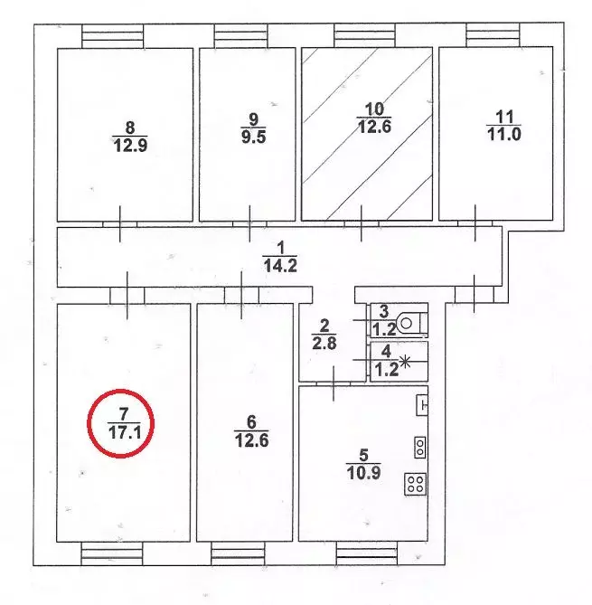 Комната Саратовская область, Саратов Тверская ул., 38б (17.1 м) - Фото 0