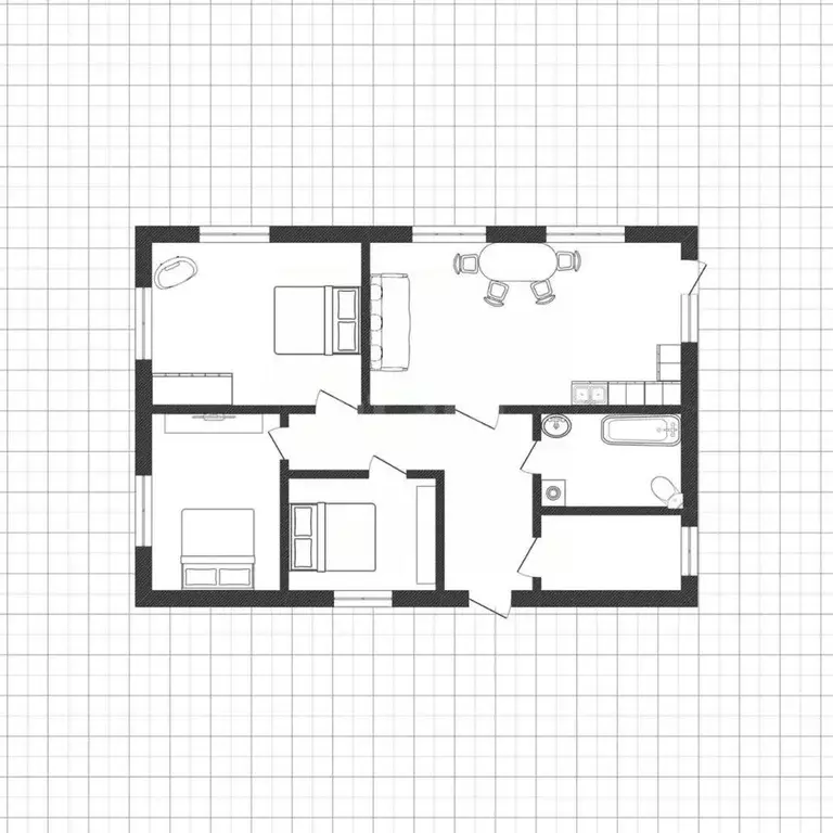 Дом в Смоленская область, Смоленский муниципальный округ, д. ... - Фото 2