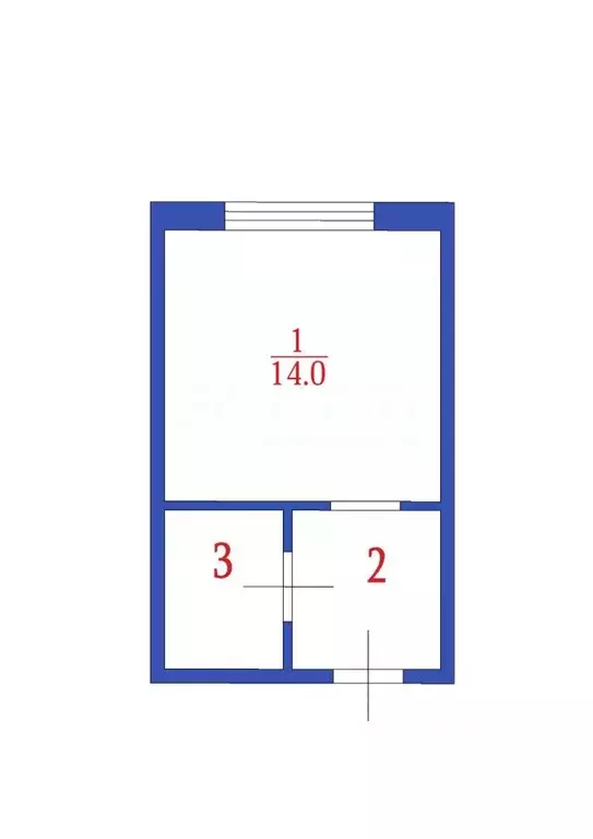 1-к кв. Кемеровская область, Кемерово Рекордная ул., 2А (12.8 м) - Фото 2