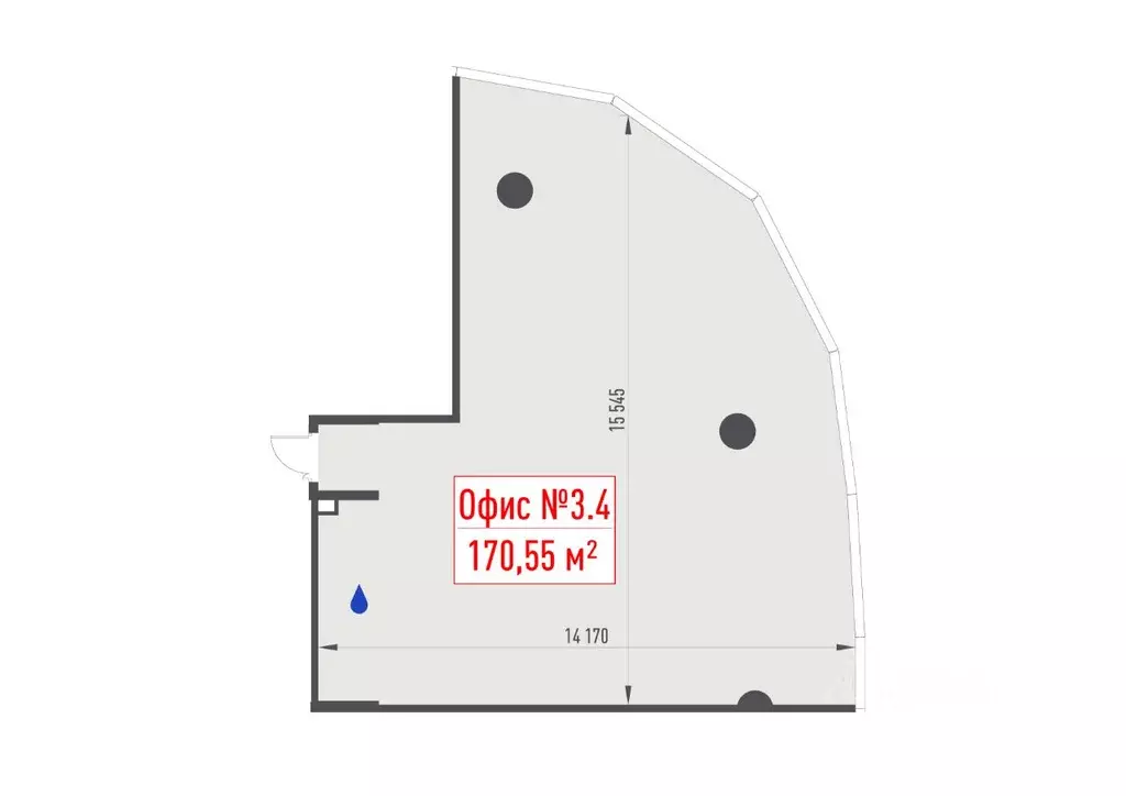 Офис в Москва ул. Серегина, 5К2 (171 м) - Фото 0