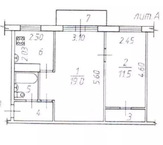 2-к кв. Московская область, Электросталь ул. Тевосяна, 24Б (44.0 м) - Фото 2