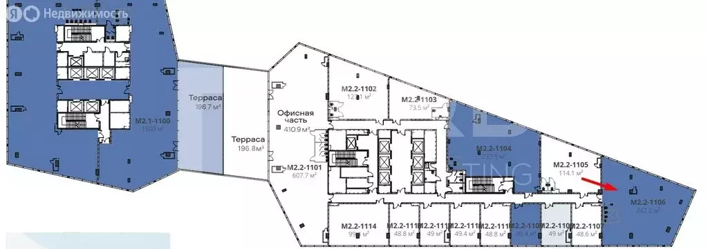 Офис (242.2 м) - Фото 2