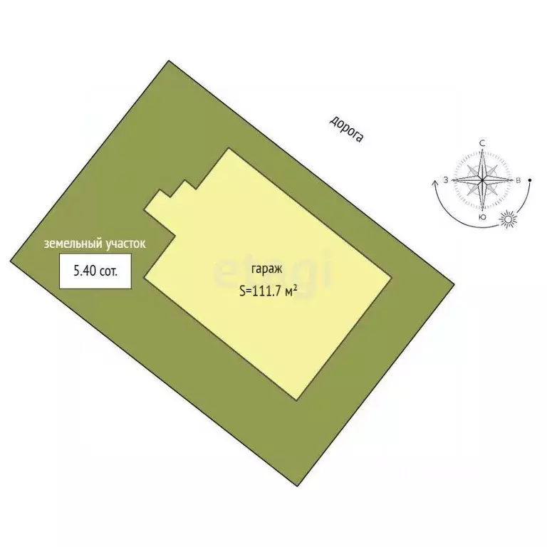 Гараж в Саха (Якутия), Покровск Подгорная ул., 37А (118 м) - Фото 2