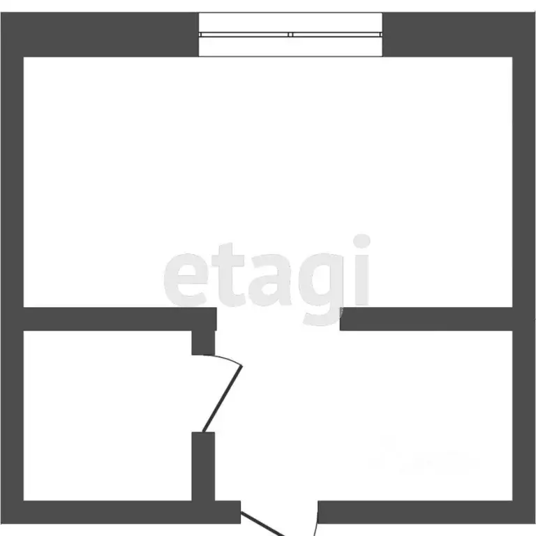 1-к кв. Томская область, Томск Транспортная ул., 4 (12.0 м) - Фото 2