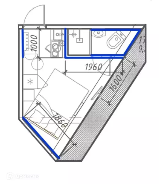 Продаётся квартира-студия, 10 м - Фото 1