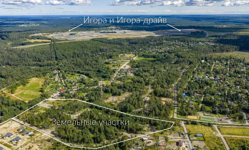 Участок в Ленинградская область, Приозерский район, Сосновское с/пос, ... - Фото 1