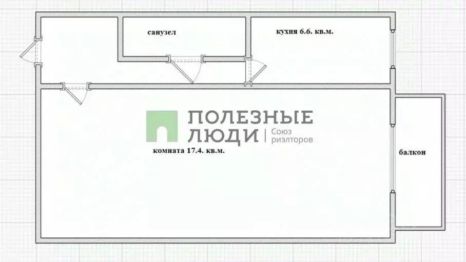 1-к кв. Ярославская область, Ярославль ул. Ньютона, 22 (31.0 м) - Фото 1