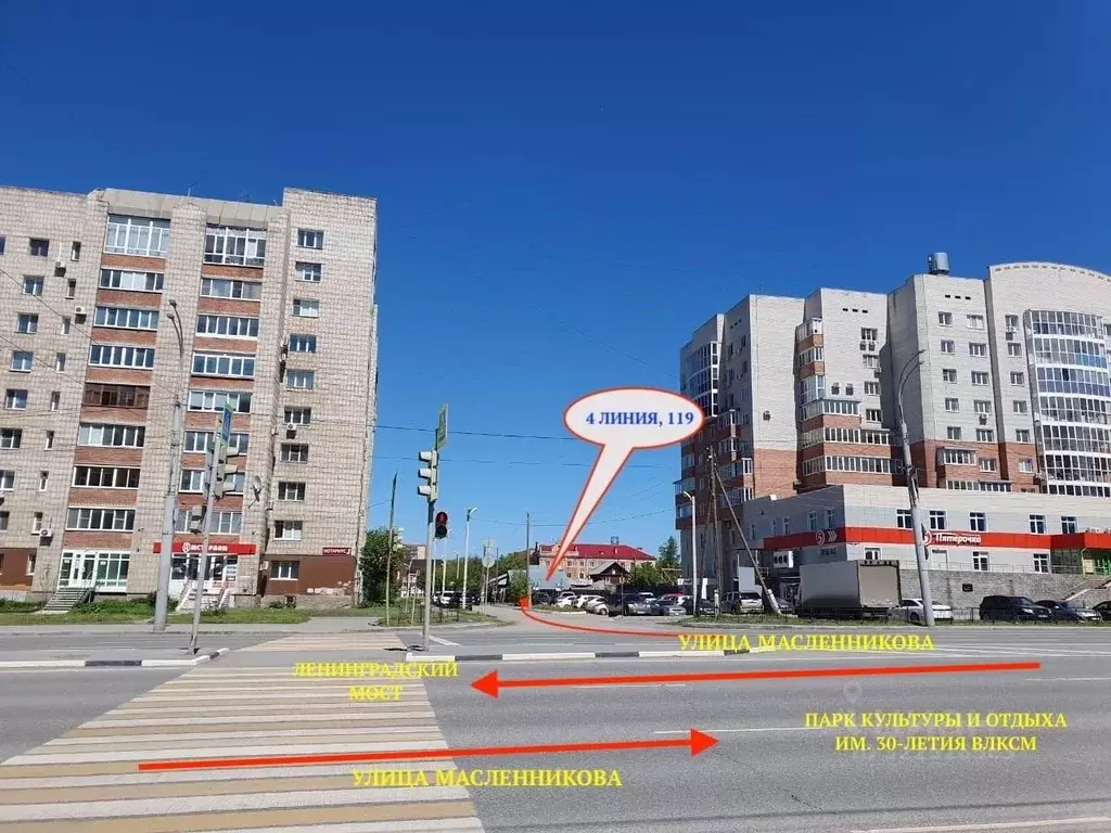 Участок в Омская область, Омск ул. 4-я Линия, 119 (4.62 сот.) - Фото 1