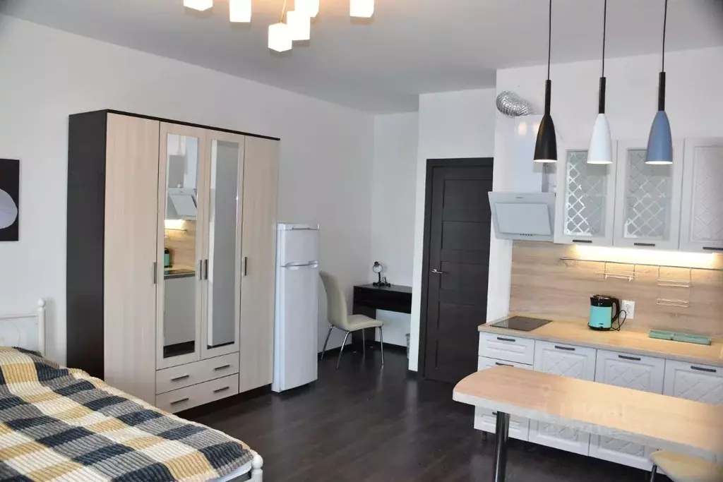 Студия Санкт-Петербург аллея Арцеуловская, 17 (30.0 м) - Фото 1