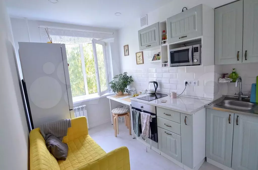 1-к. квартира, 27 м, 8/9 эт. - Фото 1