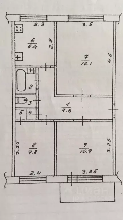 3-к кв. Рязанская область, Новомичуринск г. Пронский муниципальный ... - Фото 2