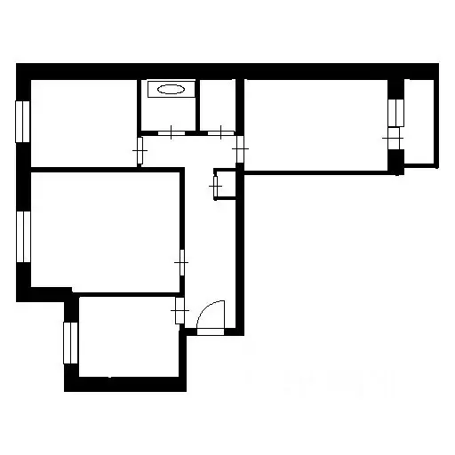 3-к кв. Башкортостан, Уфа ул. Гафури, 103 (61.0 м) - Фото 2