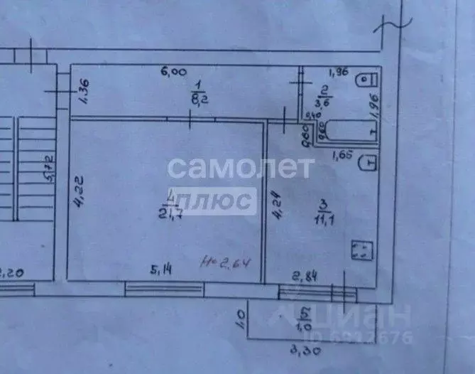 1-к кв. Краснодарский край, Горячий Ключ ул. Ленина (44.6 м) - Фото 2