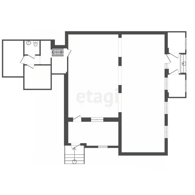 Торговая площадь в Ставропольский край, Кисловодск Главная ул. (224 м) - Фото 2