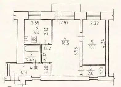 2-к кв. Удмуртия, Ижевск ул. Коммунаров, 206 (44.7 м) - Фото 1