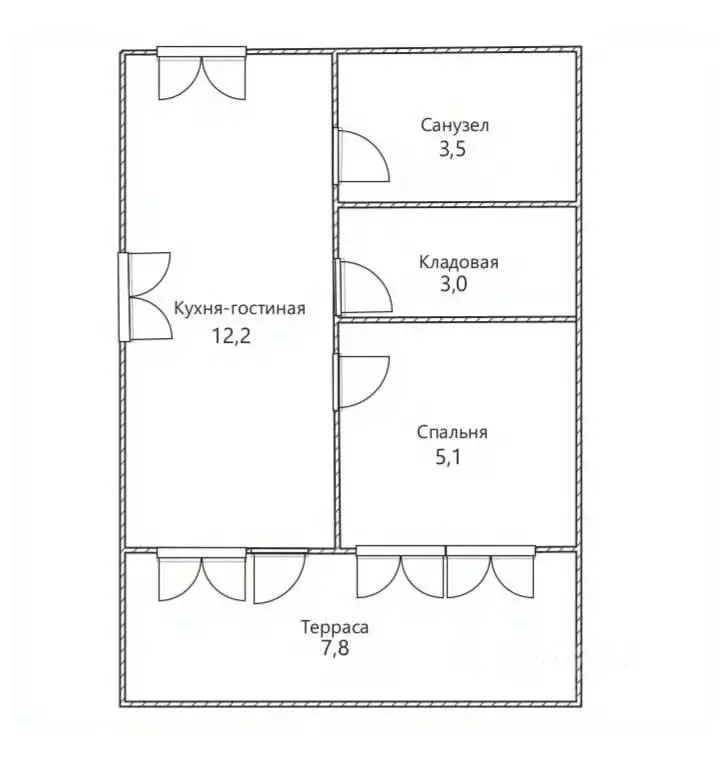Дом в Ульяновская область, Ульяновск Озон СНТ, 387 (32 м) - Фото 2