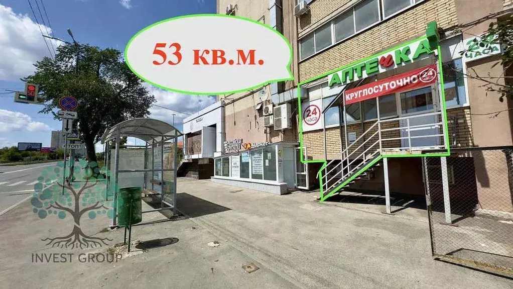 Торговая площадь в Самарская область, Самара ул. Карбышева, 61 (53 м) - Фото 1