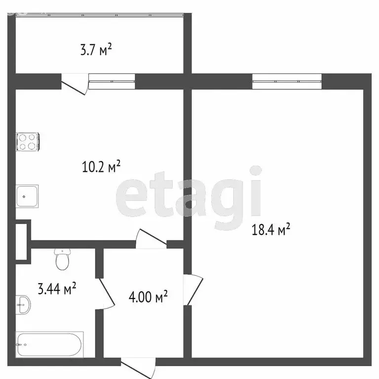 1-комнатная квартира: Тверь, улица Склизкова, 116к5 (36 м) - Фото 0