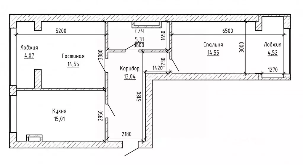 2-к кв. Кабардино-Балкария, Нальчик ул. Тарчокова (75.0 м) - Фото 2