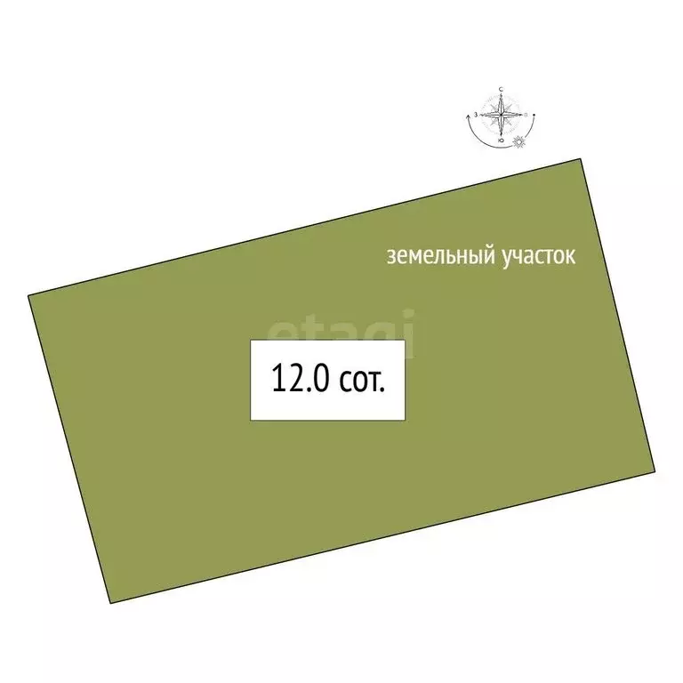 Участок в Бердск, СНТ Отрадное, 6-я улица (5 м) - Фото 1