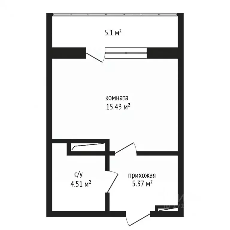 Студия Тюменская область, Тюменский муниципальный округ, д. Дударева ... - Фото 2