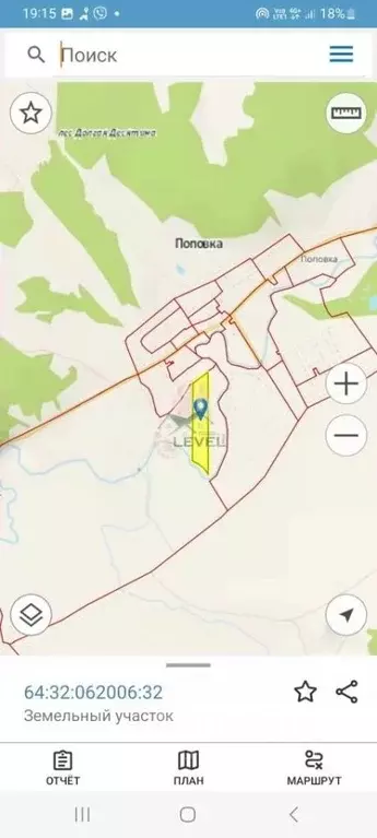 Участок в Саратовская область, с. Поповка  (1500.0 сот.) - Фото 1