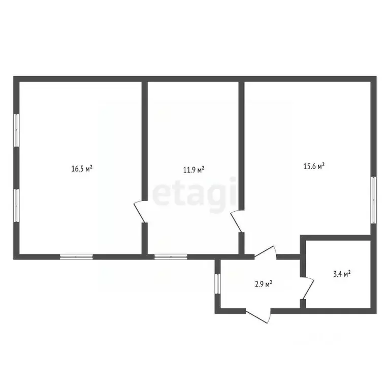 Дом в Воронежская область, Павловск ул. Застрожного, 11А (54 м) - Фото 2