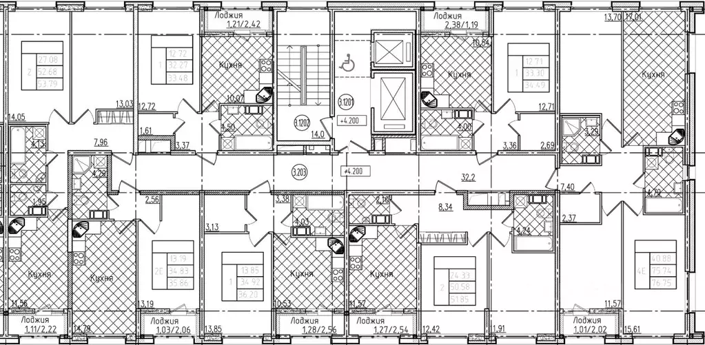 2-к кв. Санкт-Петербург Антоновская ул., 5 (57.16 м) - Фото 1