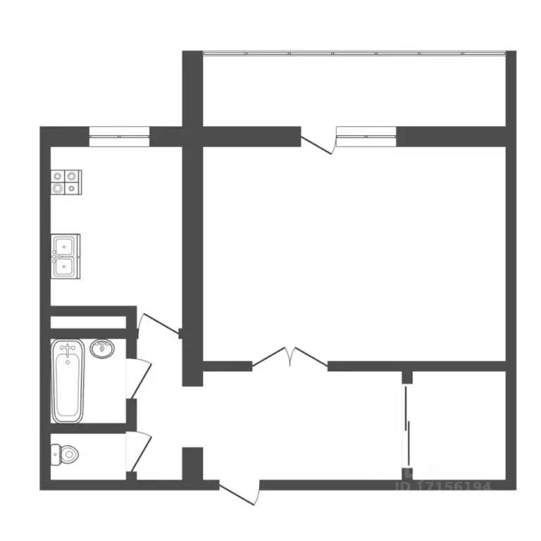 1-к кв. Тюменская область, Тюмень Ямская ул., 77к3 (49.0 м) - Фото 2
