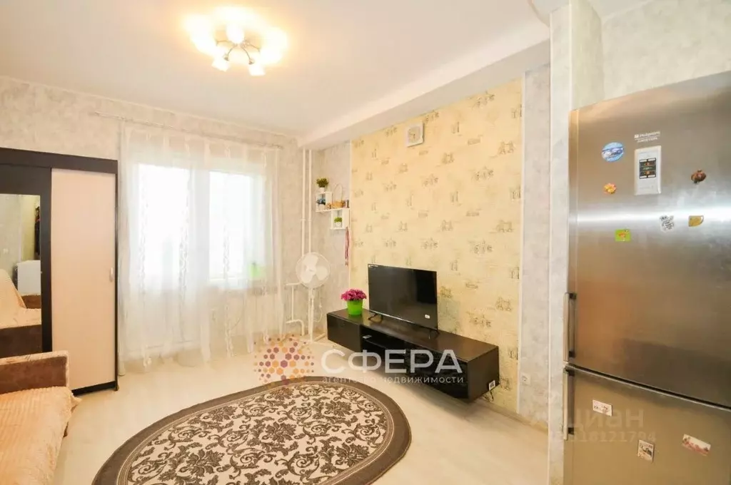 Студия Новосибирская область, Новосибирск ул. Ошанина, 3 (27.0 м) - Фото 1