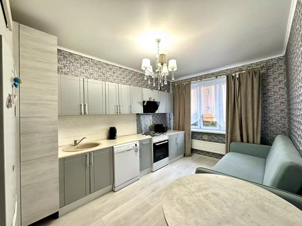 1-к кв. Калининградская область, Гурьевский муниципальный округ, пос. ... - Фото 2