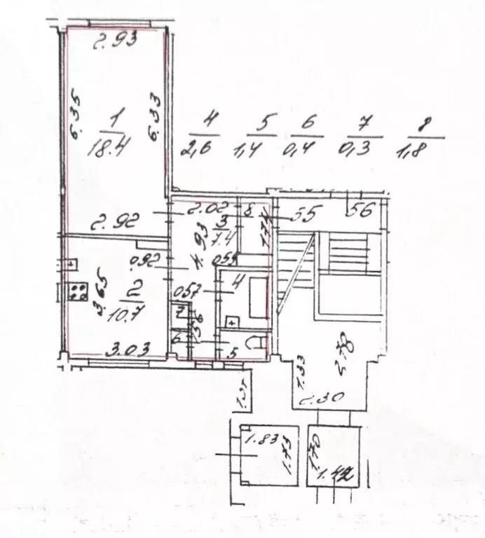 1-комнатная квартира: Санкт-Петербург, улица Бабушкина, 117к1 (43 м) - Фото 2