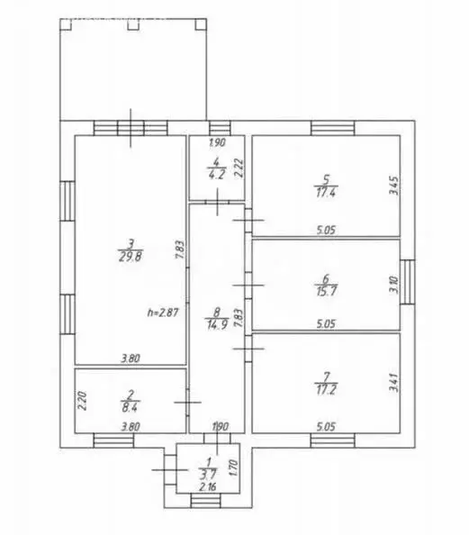 Дом в Тула, СНТ Ветеран (110 м) - Фото 1