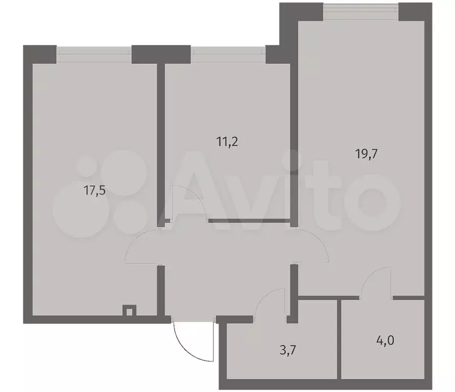 2-к. квартира, 62,9 м, 7/8 эт. - Фото 0