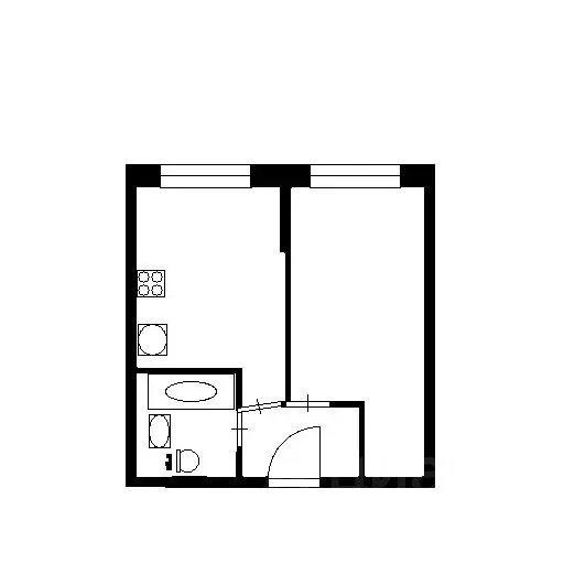 1-к кв. Московская область, Красногорск городской округ, пос. ... - Фото 2